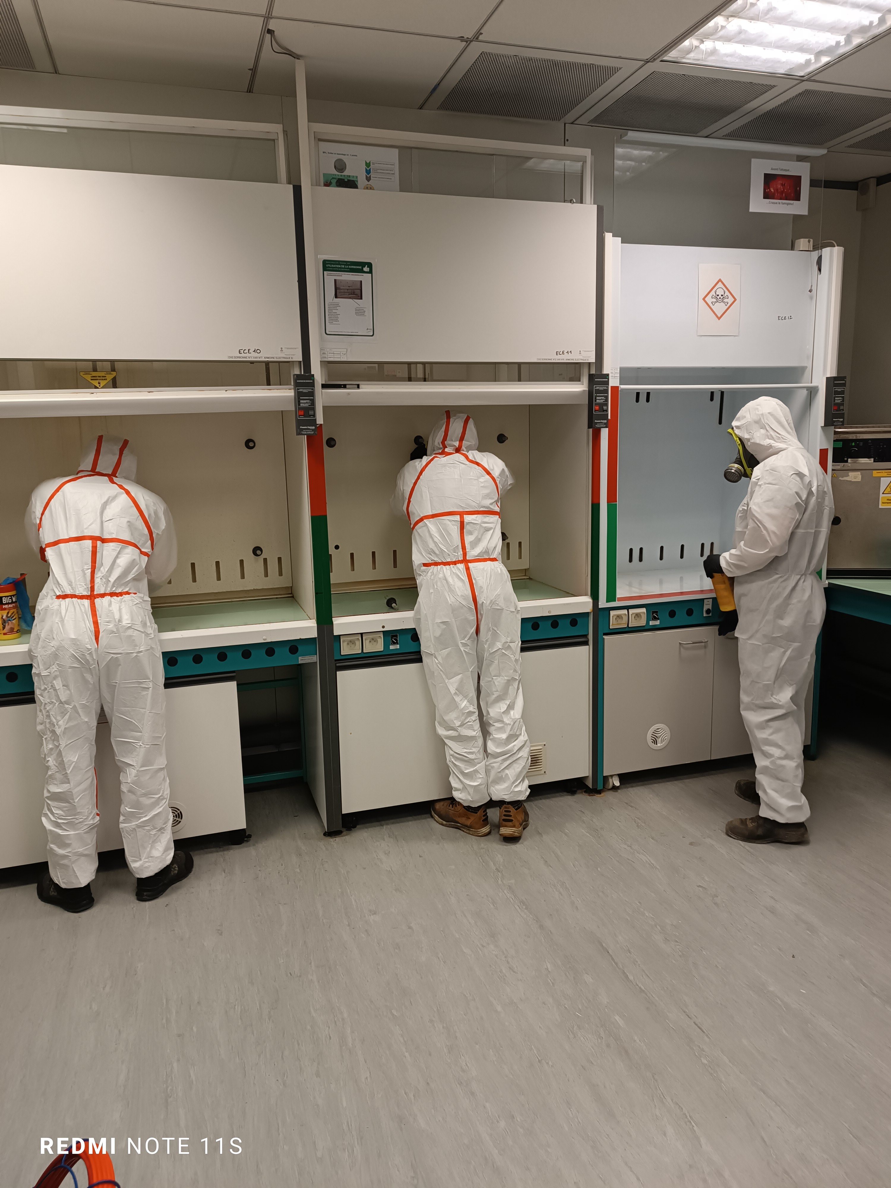 Maintenance sorbonne laboratoire